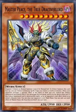 Yugioh Master Peace, The True Dracoverlord DOOD-EN018 Secret Rare NM Presale - Image 1
