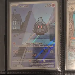 Pokemon Duskull Sv Shrouded Fable 068/064 Illustration Rare Holo 60HP Eng - Image 1