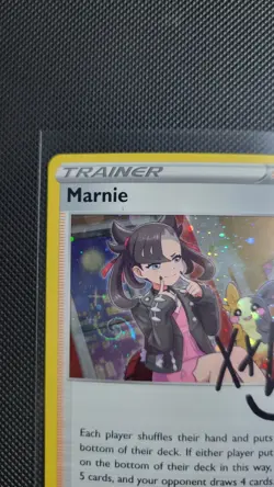 MARNIE SWSH120 HOLO HD GALAXY 🌀 SWIRL 🌀 PROMO SWORD & SHIELD PROMO POKEMON NM - Image 3