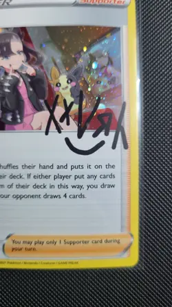 MARNIE SWSH120 HOLO HD GALAXY 🌀 SWIRL 🌀 PROMO SWORD & SHIELD PROMO POKEMON NM - Image 5