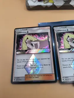 Lusamine Prism Star - 182/214 - Pokemon Lost Thunder Sun & Moon Rare Card - Image 3
