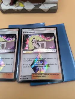 Lusamine Prism Star - 182/214 - Pokemon Lost Thunder Sun & Moon Rare Card - Image 4