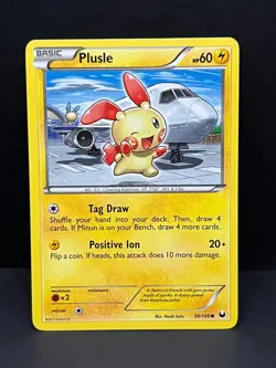 Plusle 39/108 Common Dark Explorers Pokemon Lightly Played - Image 1