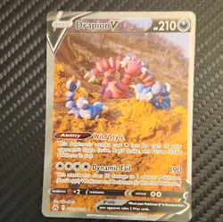 Pokemon TCG Drapion V GG49/GG70 Crown Zenith Galarian Gallery Full Art Holo - Image 1