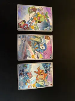 Pokemon First Partner Illustration Set Turtwig 040 Chimchar 041 Piplup 042 - Image 1
