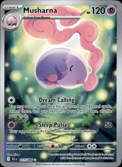Musharna 117/086 Holo - Pokemon SV: Black Bolt - NM - Image 1