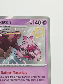 Tinkaton 167/091 Shiny Rare - Paldean Fates - Pokemon NM - Image 4