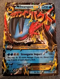 M Swampert EX XY87 XY Promo LP Mid Era Pokemon TCG Promos Mega Evolution Card - Image 1
