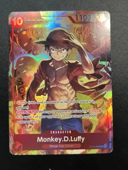 Monkey.D.Luffy Treasure Booster Promo ST10-006 - One Piece TCG English Card NM - Image 1