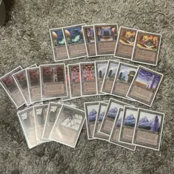 Magic MTG Urza Lands Lot 27 Cards power plant tower mine LP Chronicles - Image 1