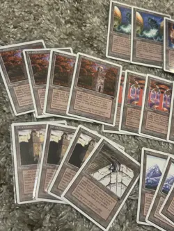 Magic MTG Urza Lands Lot 27 Cards power plant tower mine LP Chronicles - Image 3