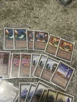 Magic MTG Urza Lands Lot 27 Cards power plant tower mine LP Chronicles - Image 4