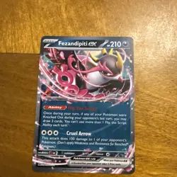 2024 Pokemon Fezandipiti ex World Championships Deck Jesse Parker Non-Holo Card - Image 1