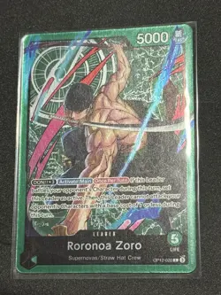 One Piece Card Game Leader Foil Cards Lot Roronoa Zoro Luffy Nami - Image 1