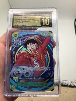 ( 2 Cards) One Piece Day '24 Monkey D Luffy OP07-109 & DON!! Super Rare CGC 10 - Image 3