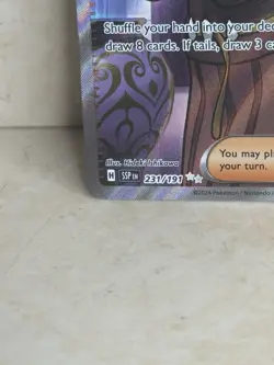 Pokemon TCG Drasna 231/191 Surging Sparks Full Art Trainer Card - Image 5
