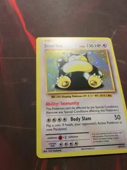 Snorlax XY179 XY Promos Black Star Promo Holo Pokemon Card - Image 3
