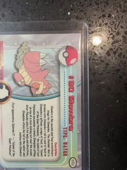 Slowbro #80 Topps Trading Cards Series 2 Blue Logo Pokemon MP - Image 4