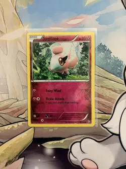 Spritzee 67/106 - Flashfire - Common Reverse Holo Pokemon Card - Image 1