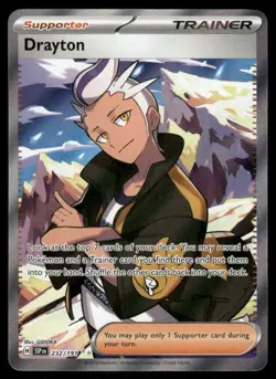 Pokemon Cards Drayton 232/191 Surging Sparks Ultra Rare NM - Image 1