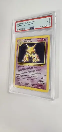 PSA 5 Pokemon Card: Alakazam 1/102 Base Set Holo - Image 2