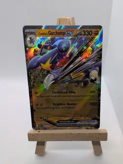Pokemon TCG S&V Destined Rivals Cynthia Garchomp EX Card 104/182 Nm/m - Image 1