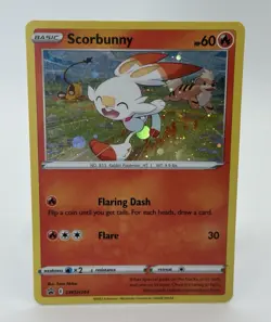 Scorbunny Cosmos Holo SWSH244 Sword & Shield Promo Cards NM Pokemon TCG - Image 1