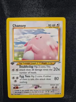 Pokemon 1st Edition Chansey 31/105 Neo Destiny Regular - Image 1