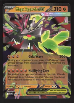 Mega Zygarde ex 071 Pokemon TCG ME: Mega Evolution Promo NM - Image 1