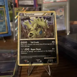 Pokemon TCG Tyranitar Unleashed 26/95 Regular Rare - Image 2