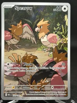 Spearow - 151/132 Illustration Rare Mega Evolution Pokemon TCG NM - Image 1