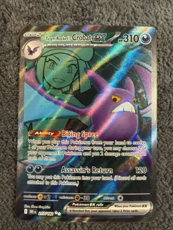 Pokemon TCG Crobat EX Team Rocket 217/182 Foil EX - Image 1