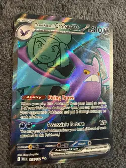 Pokemon TCG Crobat EX Team Rocket 217/182 Foil EX - Image 2