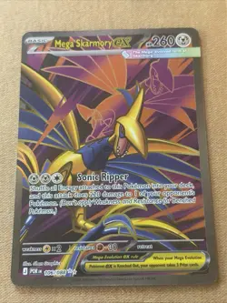 Mega Skarmory ex 106/088 Ultra Rare Perfect Order Pokemon Holo Near Mint - Image 1
