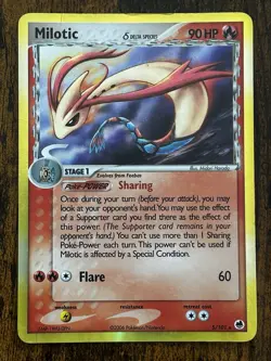 2006 Pokemon EX Dragon Frontiers Milotic (Delta Species) #5/101 HP - Image 1