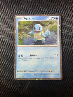 Squirtle Holo Black Star Promo Scarlet & Violet 151 Pokemon TCG Card 048 - Image 1