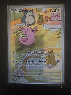 The Pokemon Company Chansey 187/167 SV06 Illustration Rare Holo ENG - Image 1