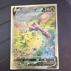Pokemon TCG Aerodactyl 1/62 Fossil Holo Rare Unlimited Edition English - Image 1