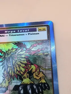 Digimon Digital Monster Card 1st Edition Mega Level SaberLeomon 1999 Bandi - Image 4