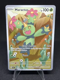 Maractus 093/086 Pokemon TCG Black Bolt Illustration Rare Holo - Image 1