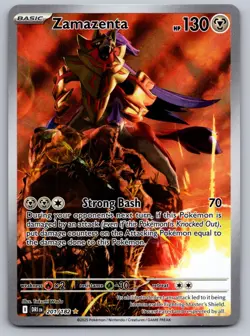 Zamazenta 201/182 Illustration Rare Destined Rivals Pokemon Near Mint - Image 1