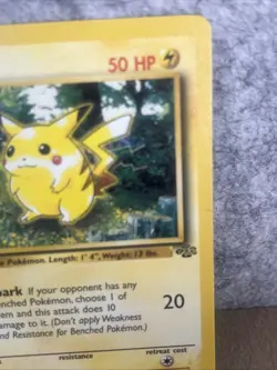 Pikachu - 1st Edition Jungle - Pokemon WOTC 1999 - LP - Ships w/ Tracking - Image 4