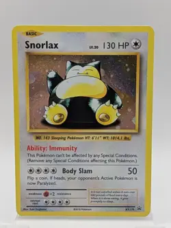Snorlax XY179 Holo Promo XY Promo Pokemon Holo LP - Image 1