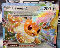 Pokemon TCG Eevee EX 075/131 Prismatic Evolutions Double Rare - Image 1