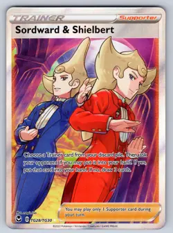 Sordward & Shielbert TG28/TG30 Silver Tempest Trainer Gallery Pokemon NM - Image 1