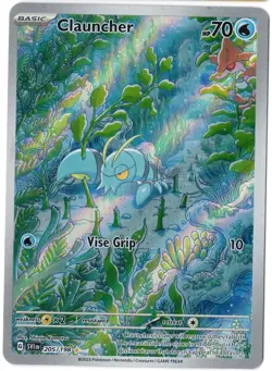 2023 Pokemon Scarlet & Violet Clauncher #205/198 Illustration Rare NM - Image 1