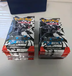 25x Pokemon Black Bolt Booster Pack TCG Sealed Loose Packs - Image 2