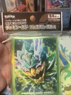 Pokemon Center deck shield Teal Mask Ogerpon sleeves 64 ct new sealed - Image 3