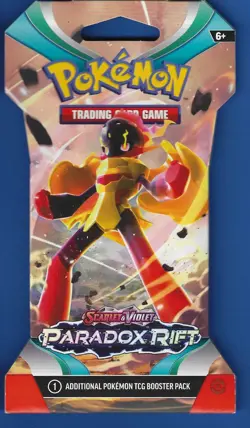 Pokemon "Paradox Rift" 10-Card Sleeved Booster (Armarouge) - Image 1