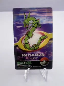 Pokemon Card Rayquaza 3D Mini Card Advanced Generation Lenticular Japanese - Image 1